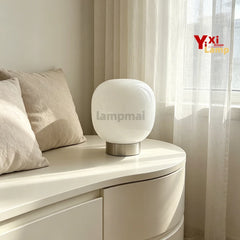 Mushroom Table Lamp, Glass Shade, USB Powered, Six Shade Options, Iron Base