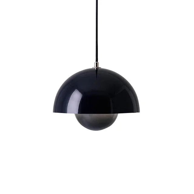 Pendant Light – Half-sphere, matte finish with a Scandinavian design for the dining room or living room