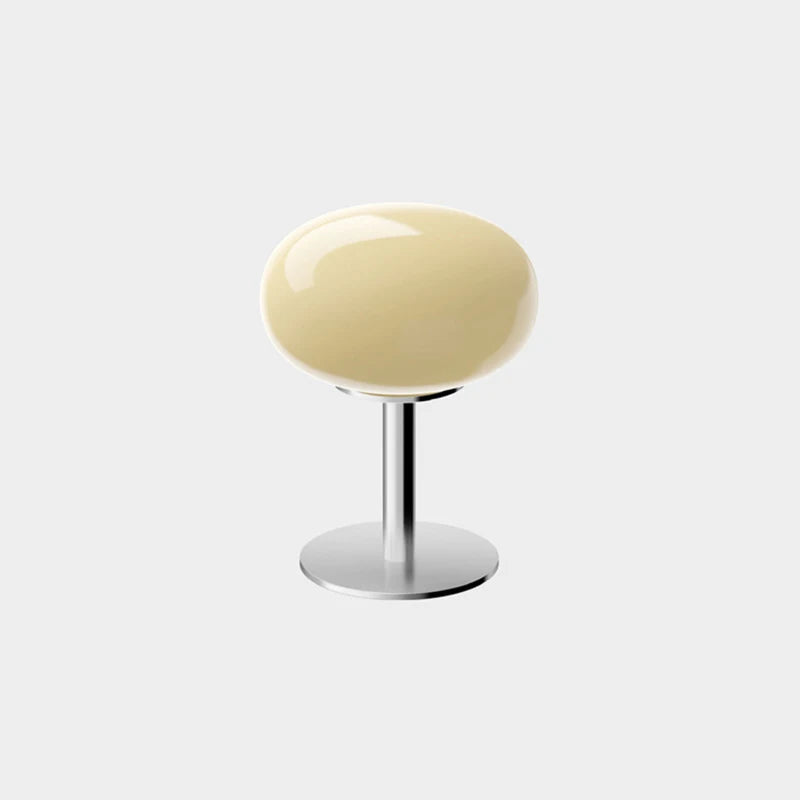 Glass Table Lamp, USB Powered LED, Double Dome or Rounded Shade