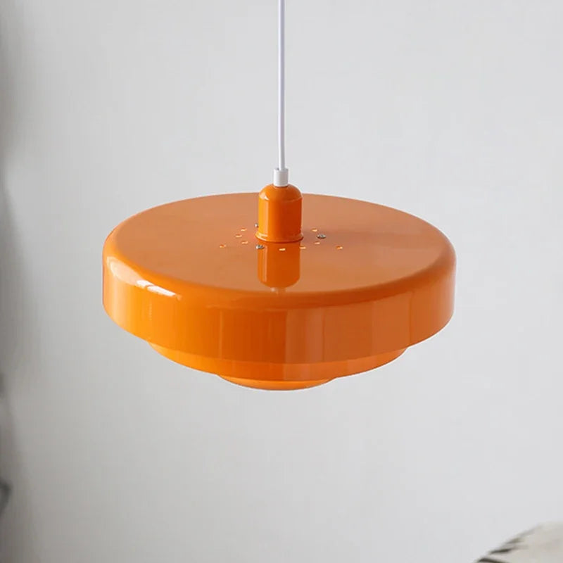 Tiered Disc Pendant Light, Layered Shade, Hardwired Fitting, Dining Table & Kitchen Island