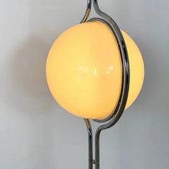 Globe Standing Lamp, Metal Frame and Acrylic Shades, E27, UK Plug