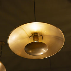 Boston Round Pendant Light- 17 Inch - Brass