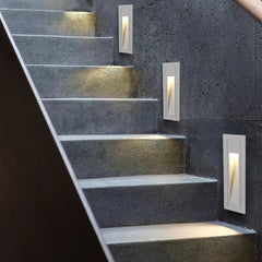 Ray Modern Metal Square Outdoor Deck/Step Light, Black - Neutralighting