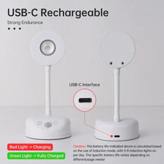 Motion Sensor Wall Light, USB Rechargeable, Night and All-Day Sensing, Optional Remote