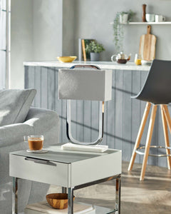 Sanza Chrome Table Lamp
