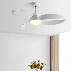 Modern ceiling fan – Wooden blades, dimmable LED lighting for the living room or bedroom