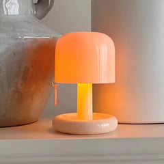 Dome Table Lamp, USB Type C Charging, Touch Control, Accent Light for Desk