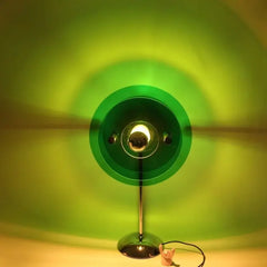 Circular Acrylic Table & Floor Lamps, USB Powered, Inline On/Off Switch