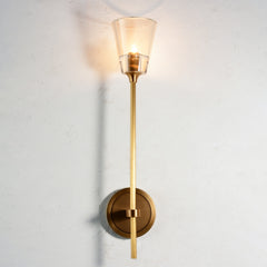 Scepter Long Sconce Brass