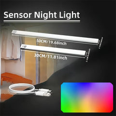 Motion Sensor LED Cabinet Light, Bar Design, AUTO, OFF & ON Modes, Wardrobe & Shelf