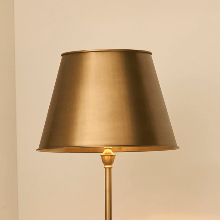 Stowe 40cm Metal Round Lampshade - Gold