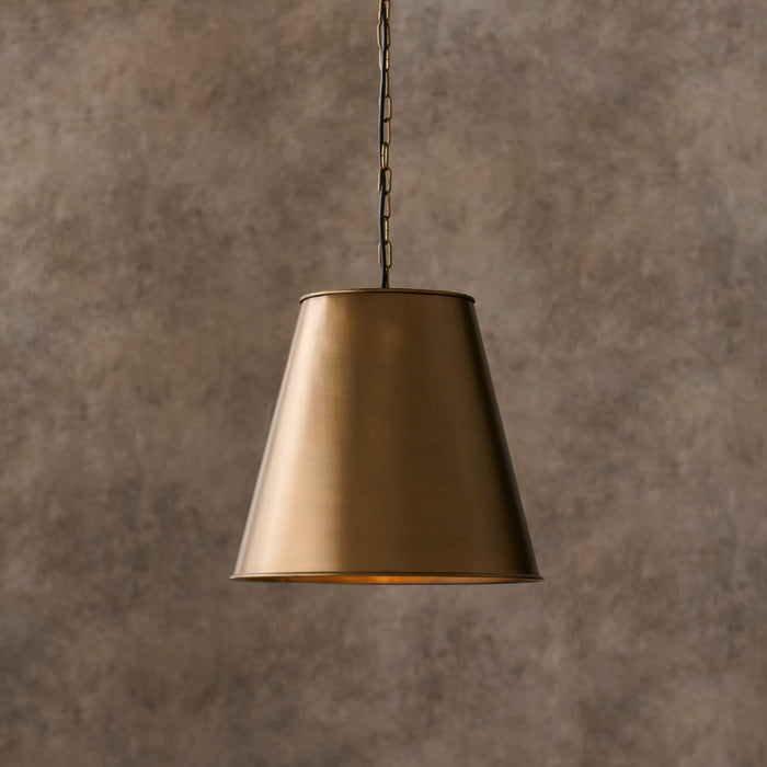 Stowe 37cm Metal Pendant Light - Gold