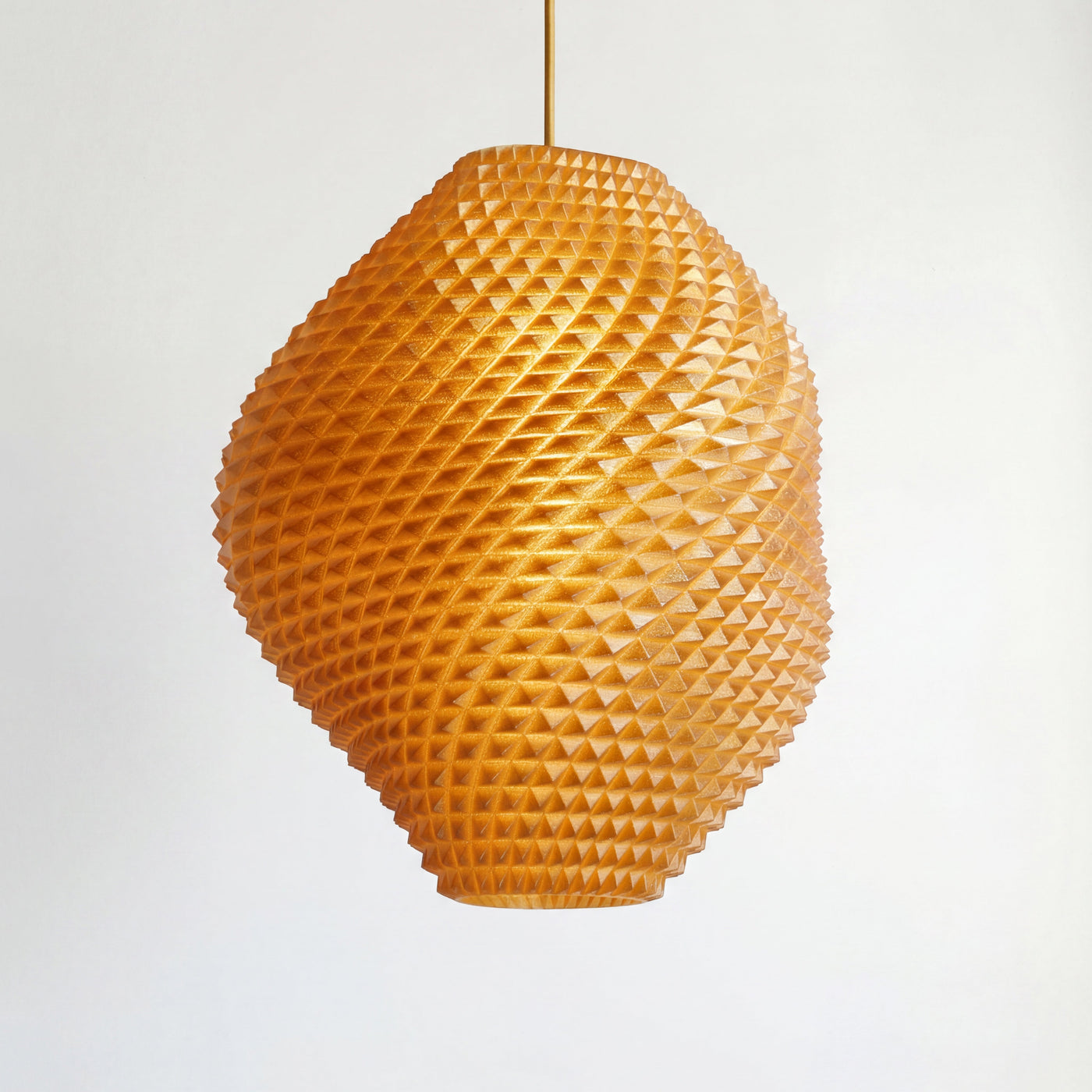 Gold Gemstone Pendant Light