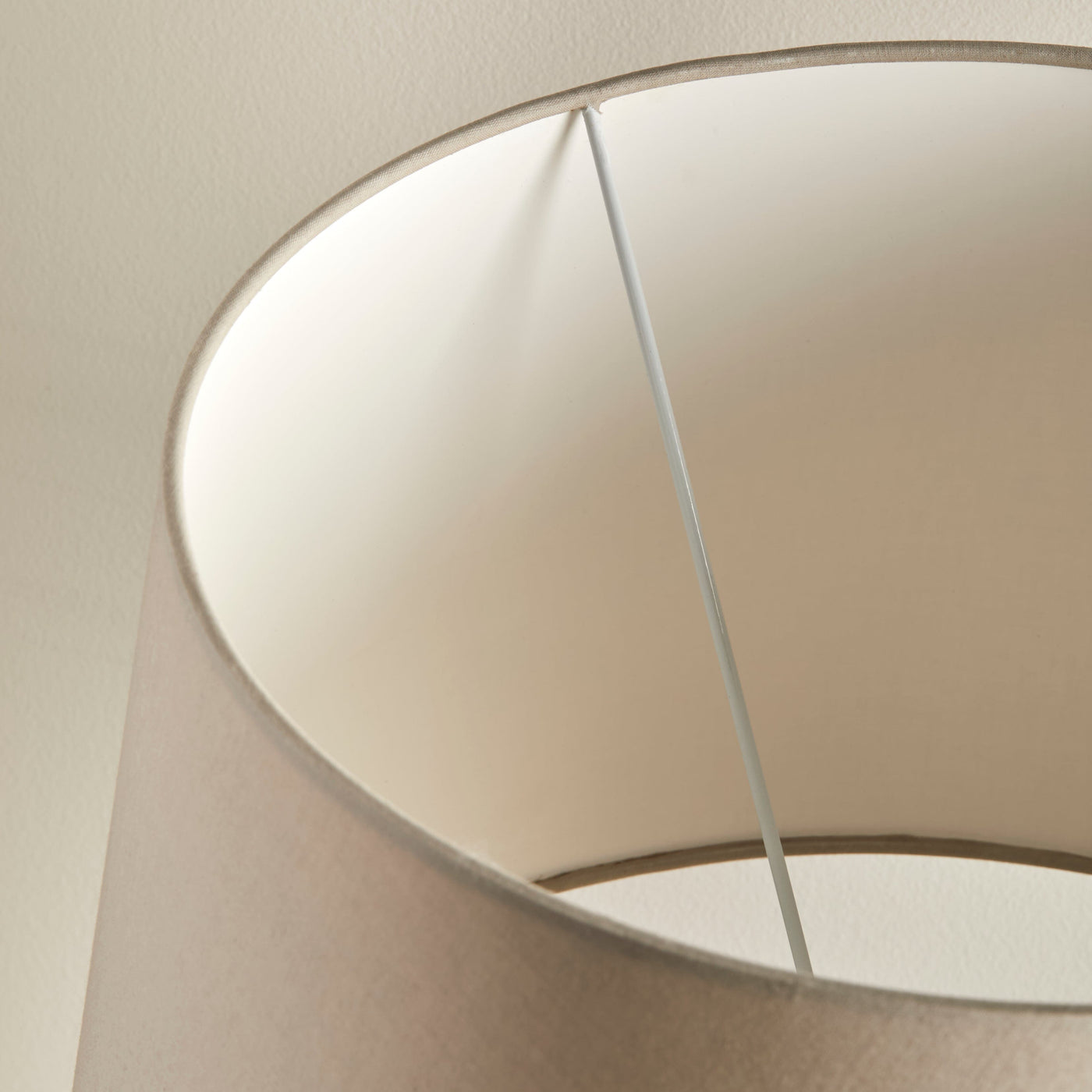 Coningsby Cotton Taupe Lampshade - 40cm