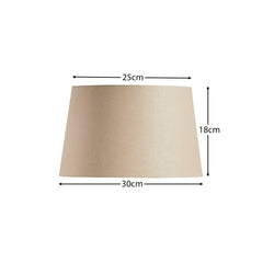 Coningsby Cotton Taupe Lamp Shade - 30cm
