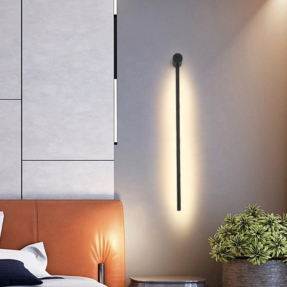 LED Wall Lamp – Sleek Design, White, for Modern or Scandinavian Interiors