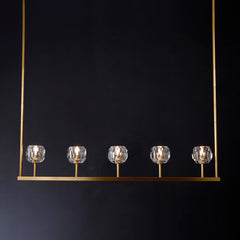 Balle Be Crystal Linear Chandelier 48"