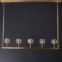 Balle Be Crystal Linear Chandelier 48"