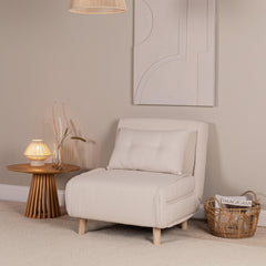 Bari Small White Cotton String Table Lamp
