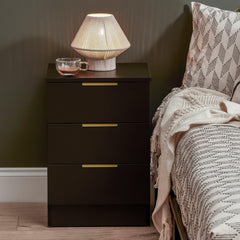 Bari Small White Cotton String Table Lamp