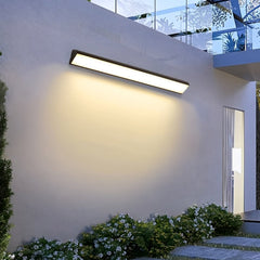 Black Waterproof Outdoor LED Strip Lights Porch Light Exterior Wall Lights