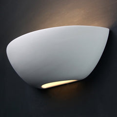 T6216 Curved Plaster Wall Light