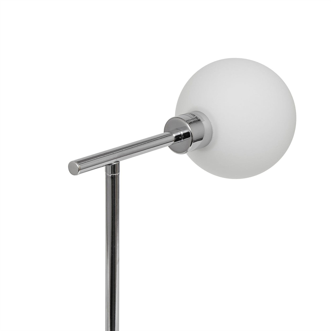 Edra 44cm Metal Table Lamp - Chrome
