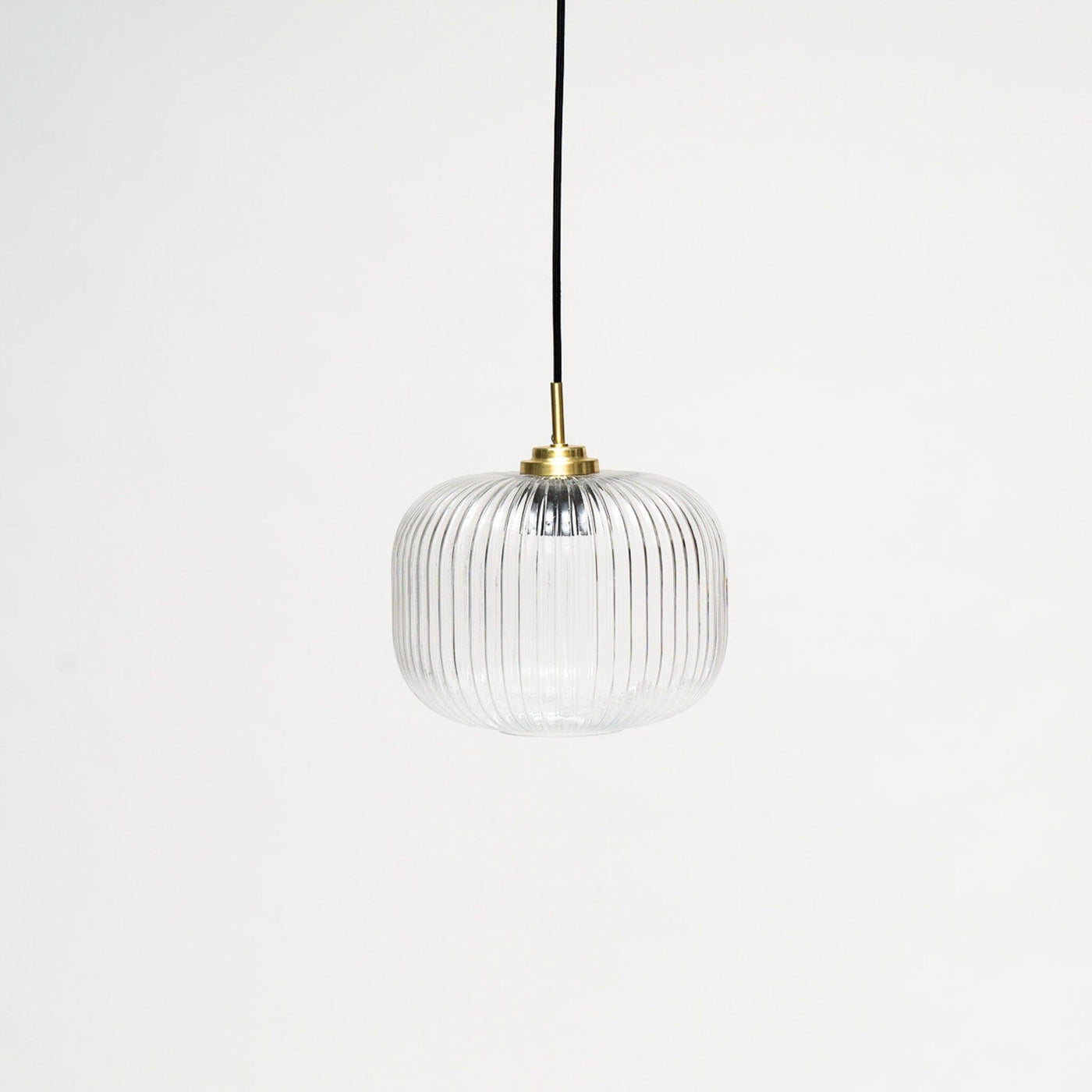 Elland 25cm Single Glass Pendant Light - Gold