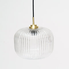 Elland 25cm Single Glass Pendant Light - Gold
