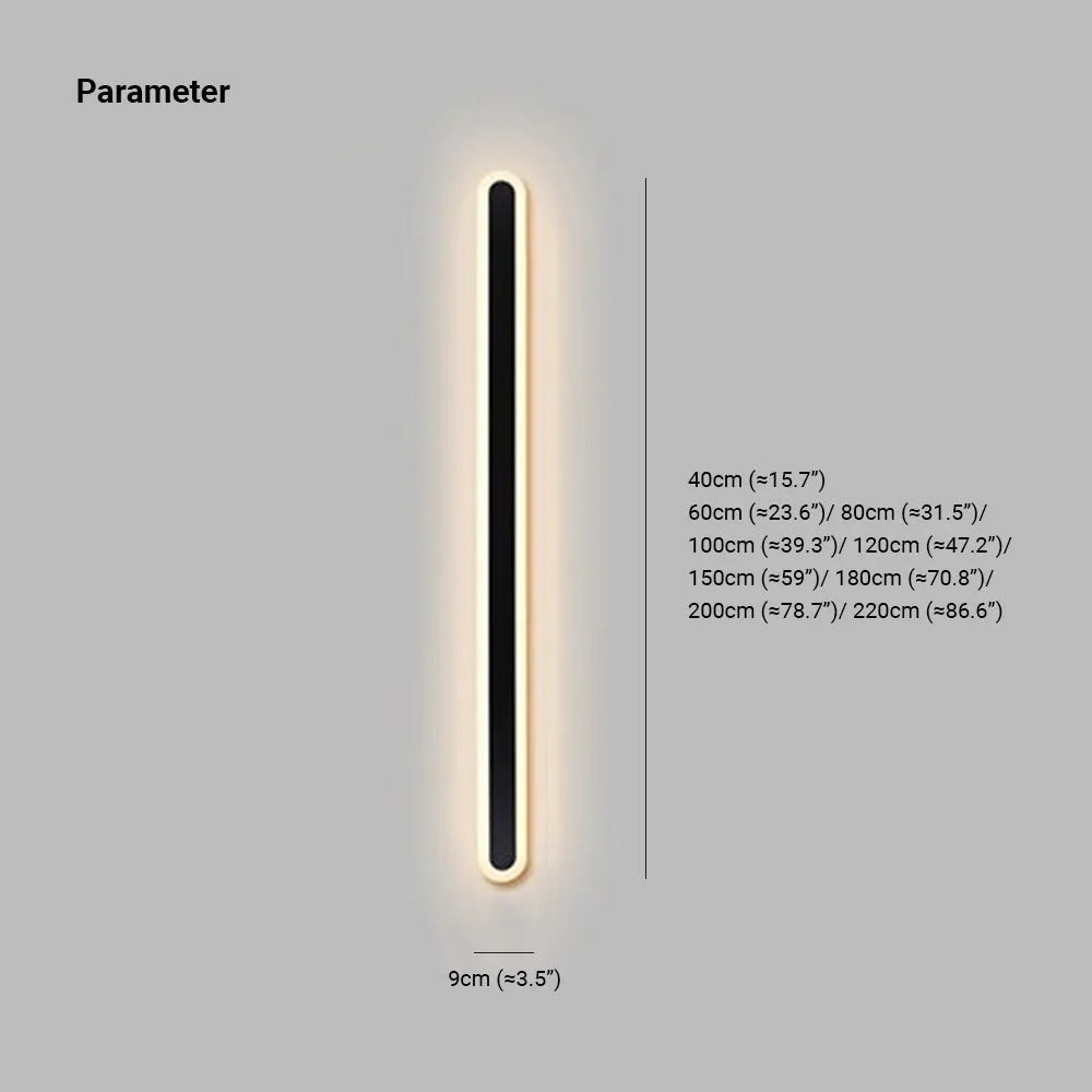 Orral Outdoor Wall Lamp Linear Oval - Neutralighting