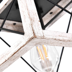 Farmhouse Square Flush Mount Ceiling Light