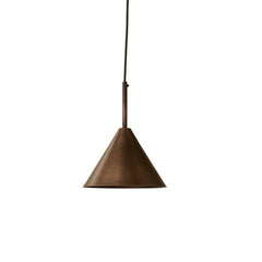 Brockhill Small Metal Pendant Light - Bronze