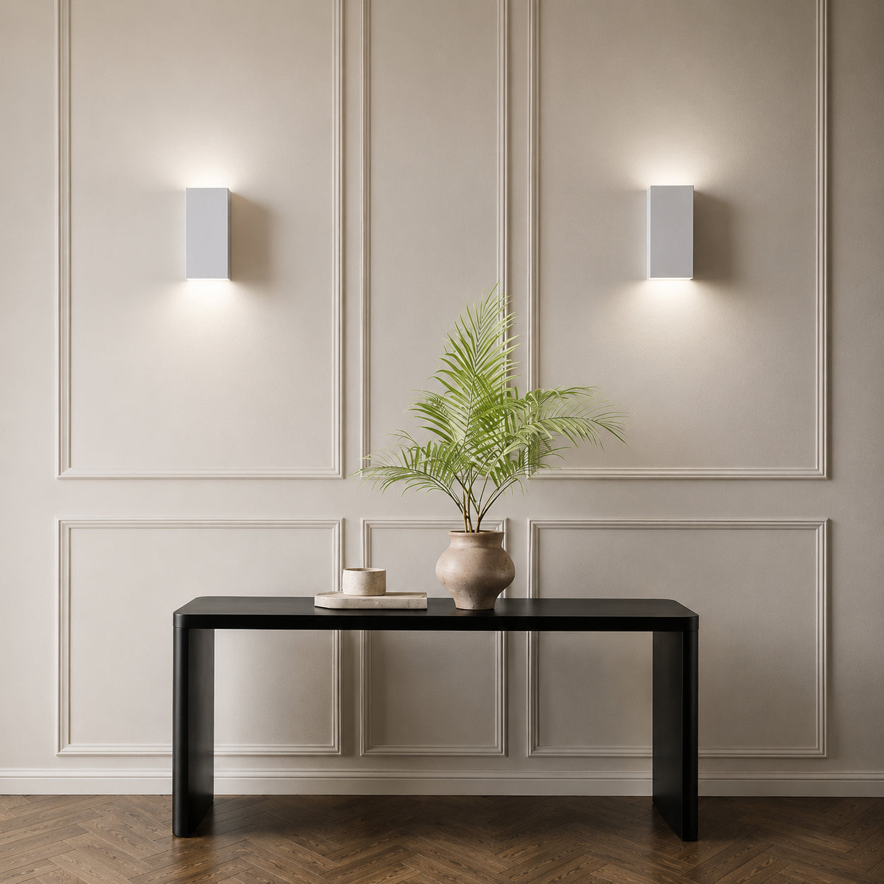 TR7280 Linear Plaster Wall Light (Integrated Emergency Option)