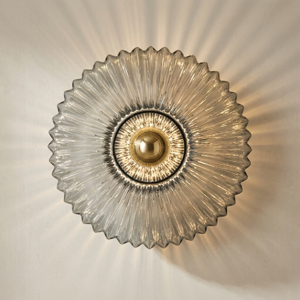 The Sunburst | Glass Wall Light