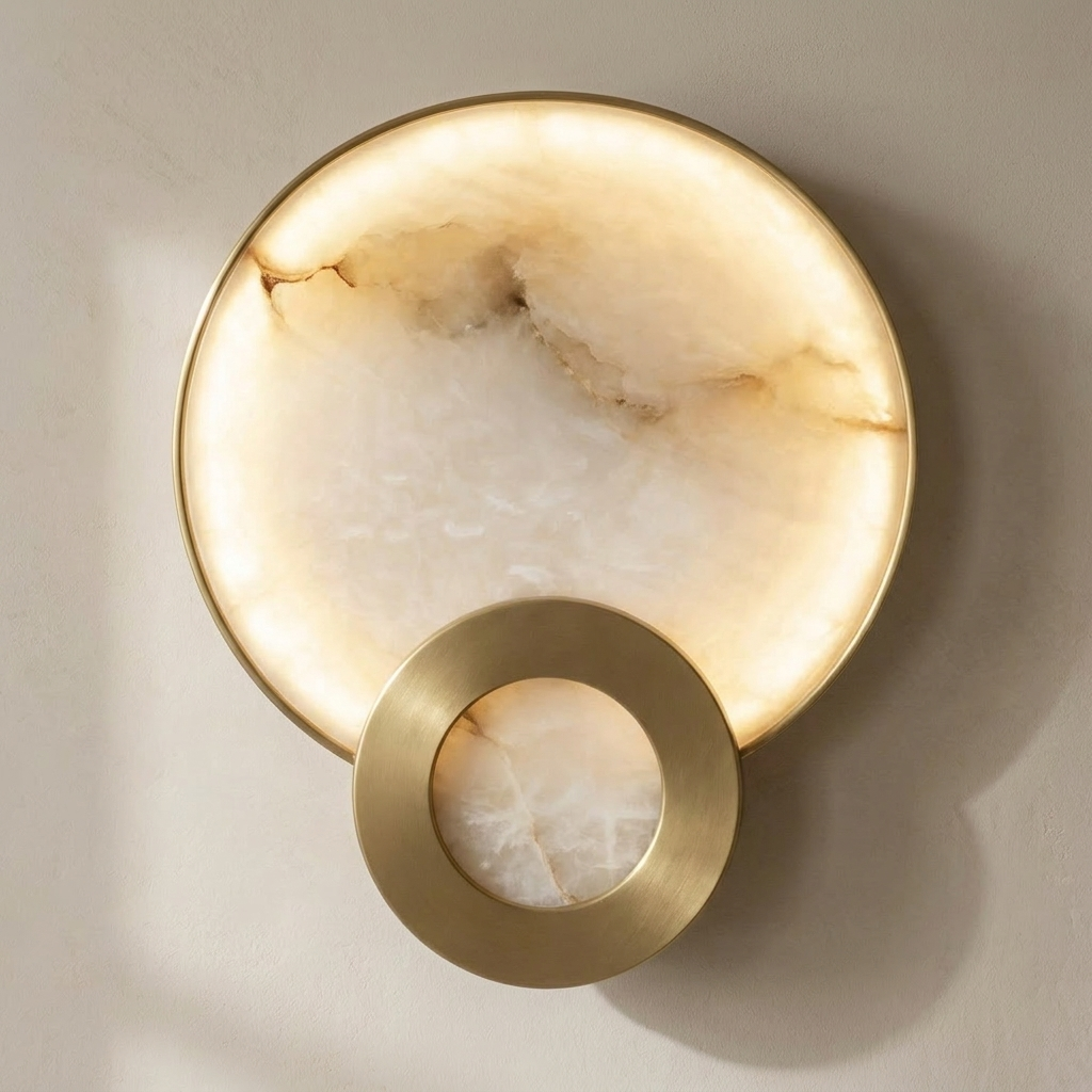The Eclipse | Marble Wall Light