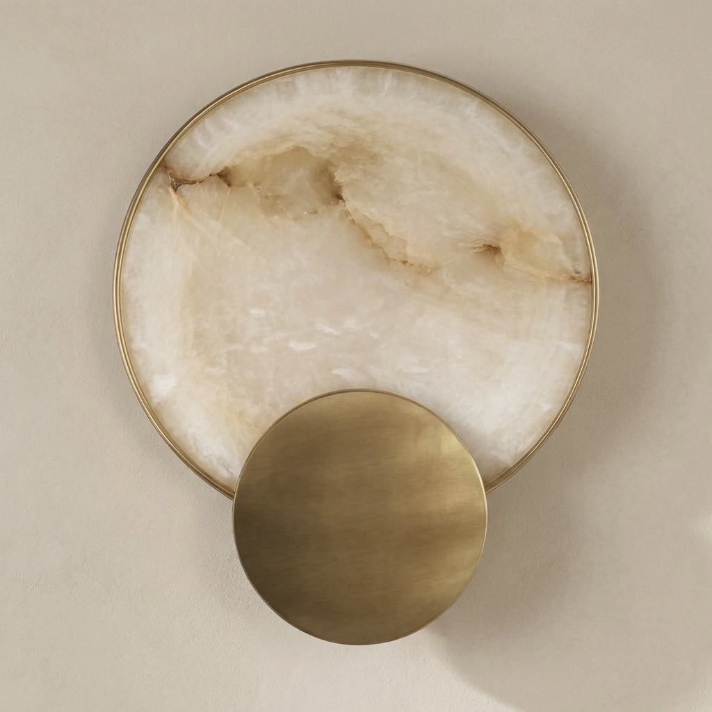 The Eclipse | Marble Wall Light