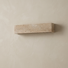 The Monolith | Travertine Wall Light