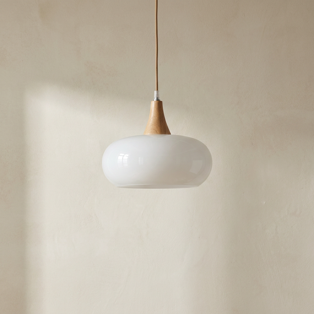 The Grove | Wood & Glass Pendant
