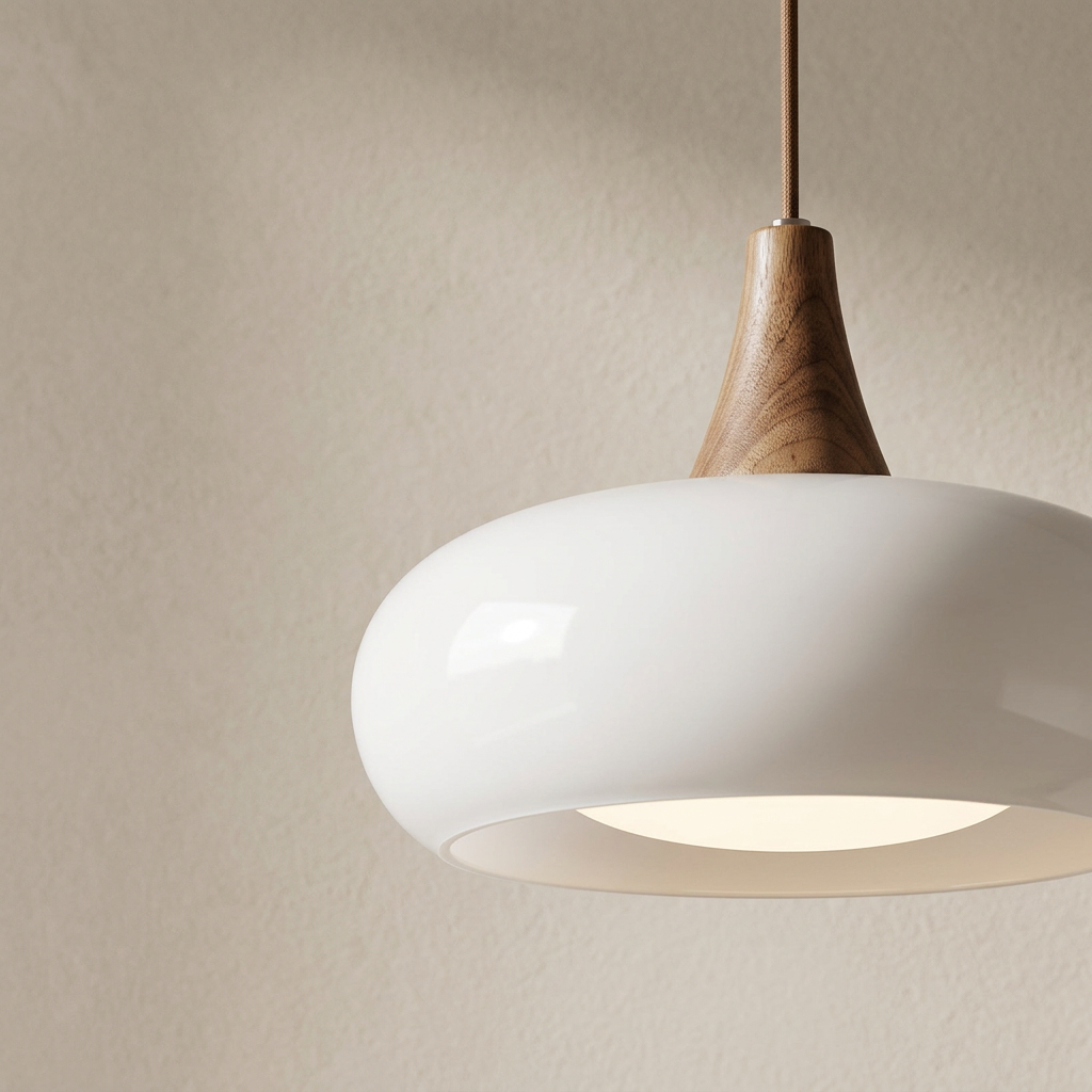 The Grove | Wood & Glass Pendant