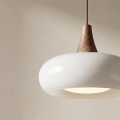 The Grove | Wood & Glass Pendant