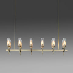 Aicken 10 Lights Chandelier Brass