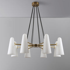 Bianco Chandelier 8 Lights Brass