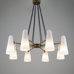 Bianco Chandelier 8 Lights Brass