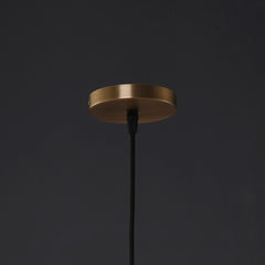 Cloche Pendant Brass