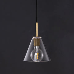Funnel Pendant Brass