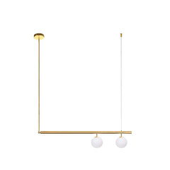 3-Light Linear Kitchen Chandelier