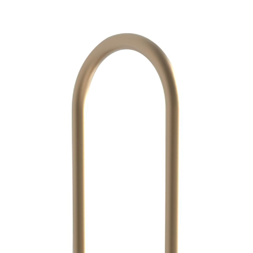 White Cone Wall Light, Brass Trim Ring, Looped Brass Arch Bracket, Directional Downlight, Set of 2, Hallway, Bedside & Living Room