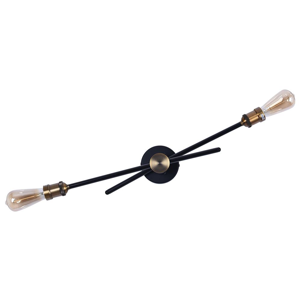 Modern House 2/3 Lights Black Linear Wall Sconce Light
