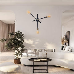 Modern House 2/3 Lights Black Linear Wall Sconce Light