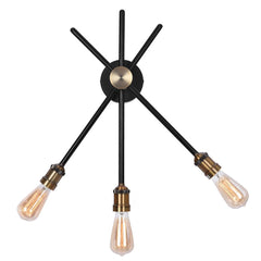 Modern House 2/3 Lights Black Linear Wall Sconce Light